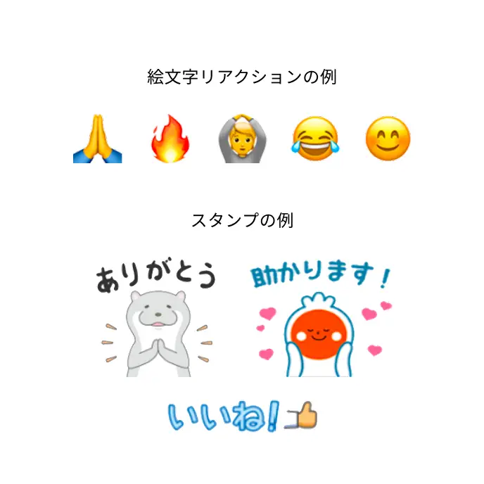 チャットで感謝を伝えるだけでサンクスポイントが貯まります